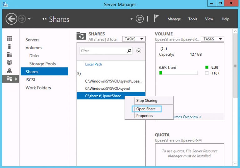 How To Create A Share Folder In Windows Server Using Server