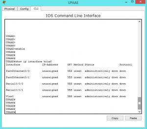 checking cisco router interfaces