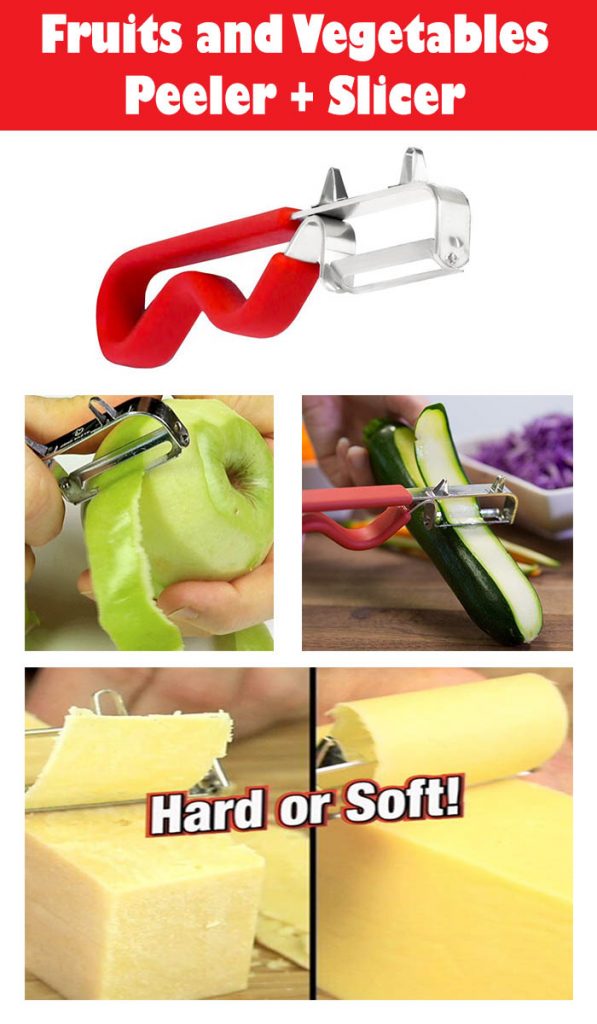 Fruits and vegetables peeler and slicer