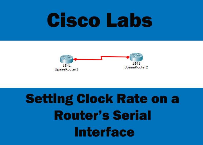 setting clock rate on router's serial interface