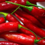 Vitamin E in pepper red or cayenne