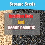 Health benefits and Nutrition facts of sesame seeds