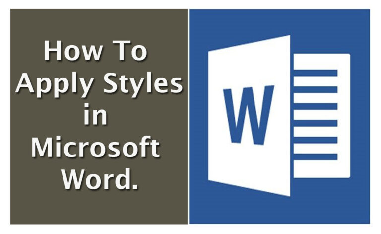 how-to-apply-styles-in-ms-word-upaae