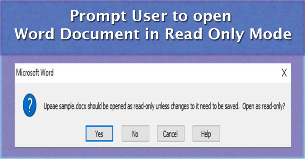 How To Open Word Document With Forgotten Password