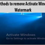 ways to remove activate windows watermark fe