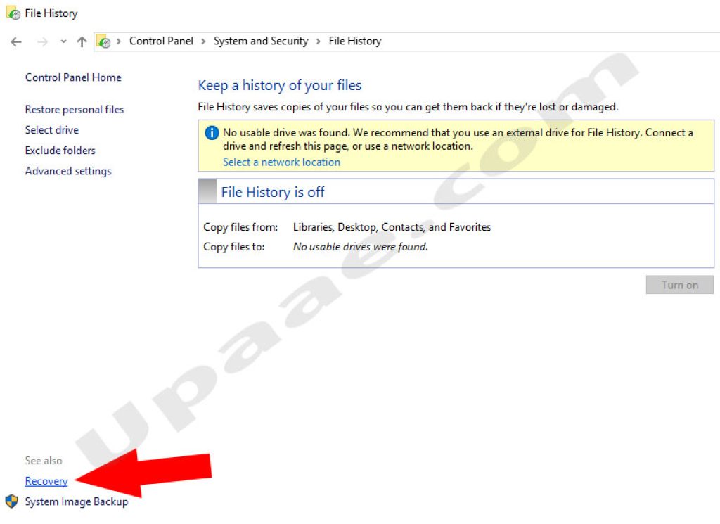 how to configure system protection and create system recovery in windows