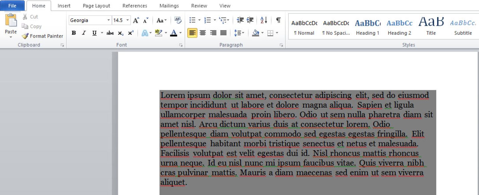 How to Remove Text Background Color in Word UPaae