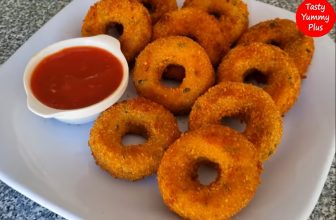 chicken potato donut recipe-aloo chicken donut