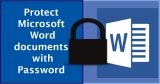How to protect a word file with password