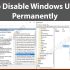 How To Stop Windows 10 updates