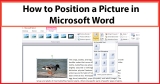 Position a Picture in Word