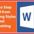 How to Quickly remove Text Highlight in word